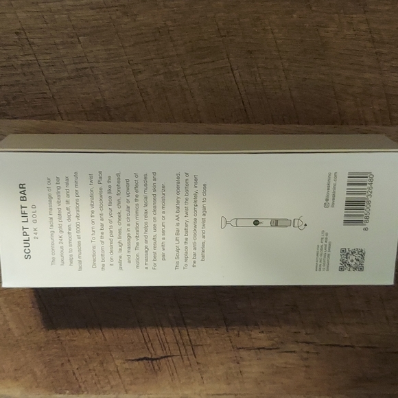 Skin Inc Sculpt Lift Bar in 24K Gold (Unused/Never Opened) - Picture 2 of 2